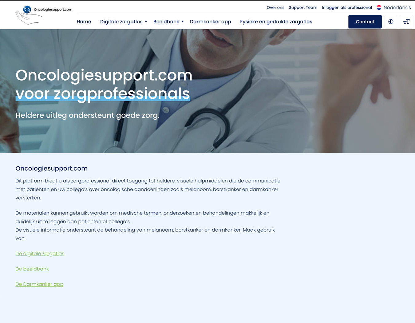 Screenshot Oncosupport